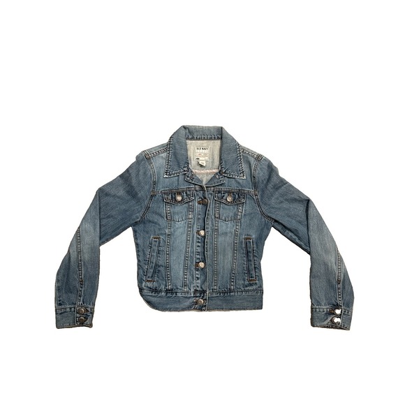 Old Navy Jackets & Blazers - Old Navy Women's Light Wash Denim Jacket Button Front Classic Jean Coat Size S